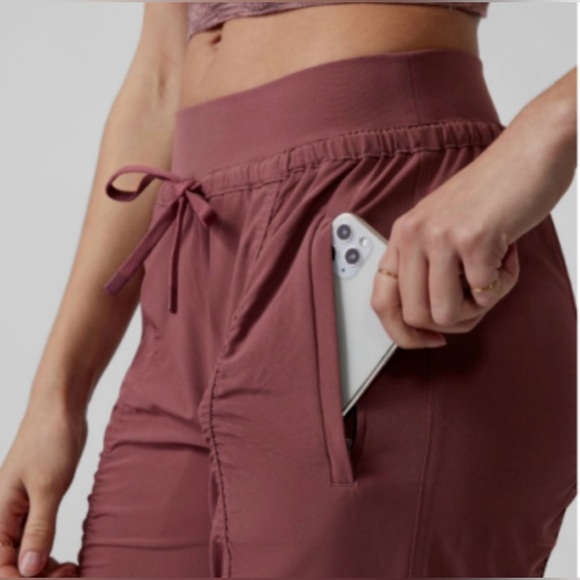 Athleta Attitude II pants. Size 16. tawny rose color. - Picture 4 of 12